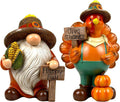 2pc Thanksgiving Gnome Figurine