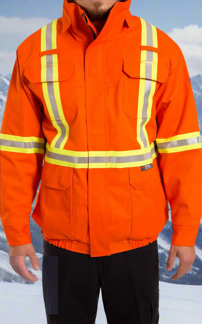 Orange FR 3-1 Bomber Jacket