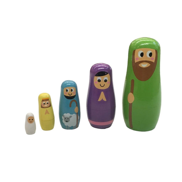 5pc Nesting Nativity