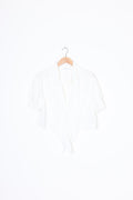 Aere Womens White Top Size 12