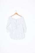 Aitu Womens White Top Size M