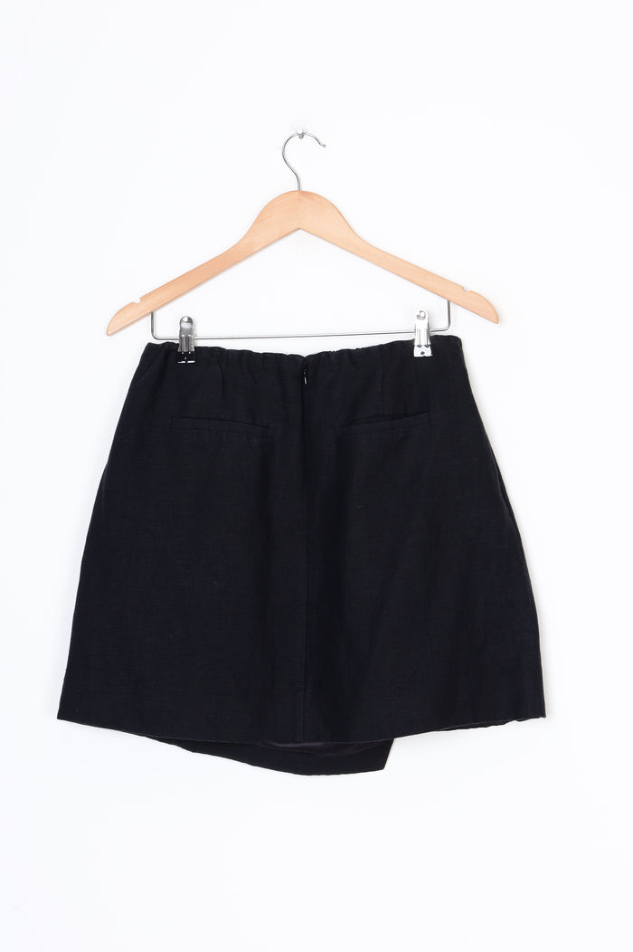 Aje Womens Black Mini Skirt Size 12