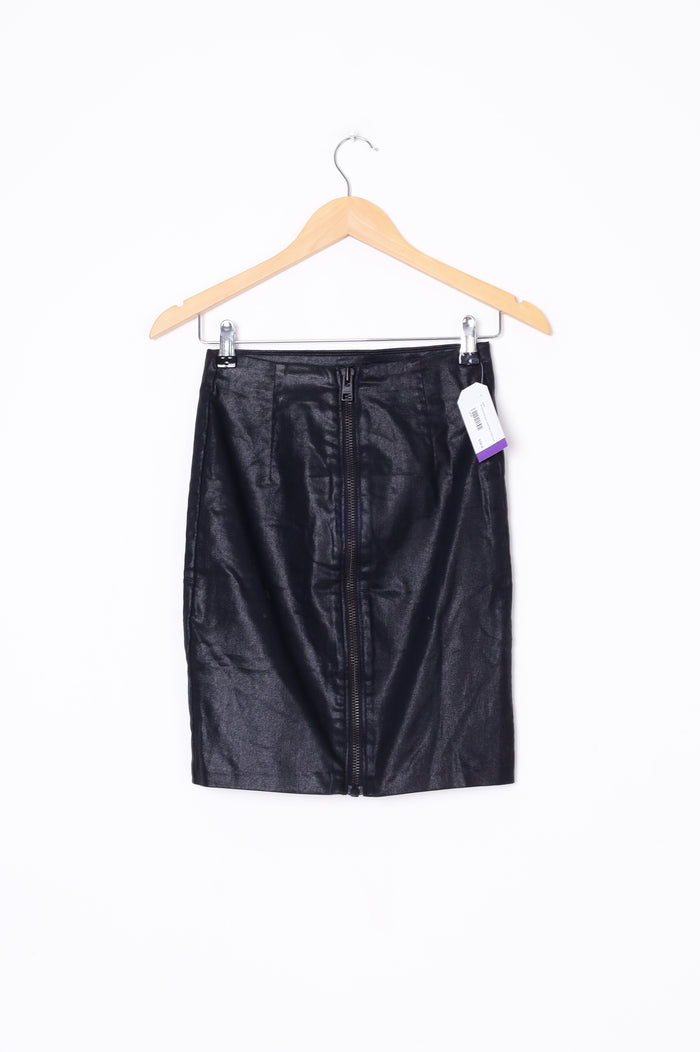 All Saints Womens Black Mini Skirt Size 6