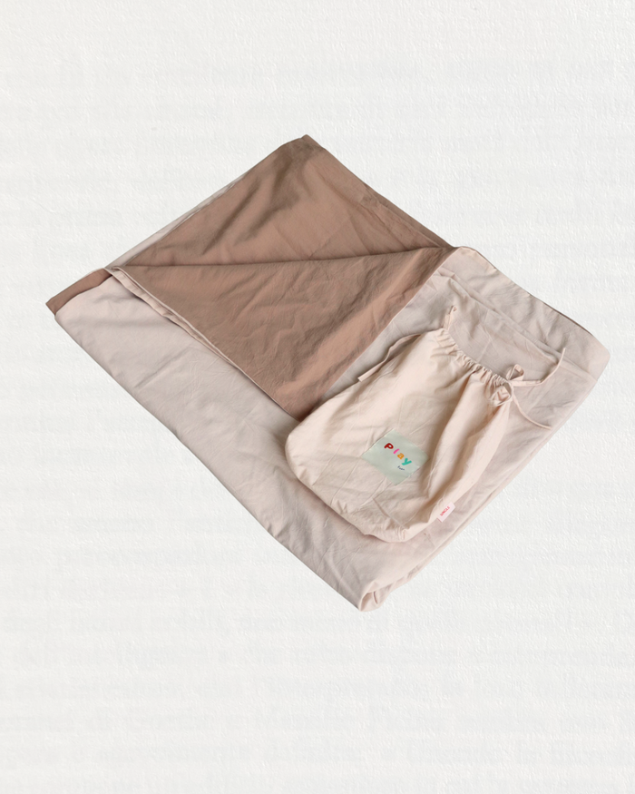 Almond Palette Reversible Duvet Cover Set