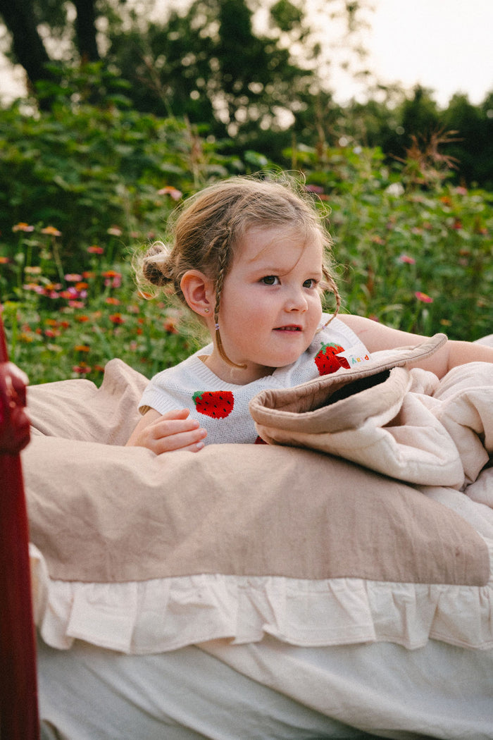 Almond Palette Reversible Pillowcase (Full Frill)