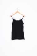 Amaya Womens Black Top Size 8