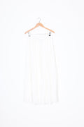 Amaya Womens White Maxi Skirt Size 10