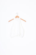 Amaya Womens White Top Size 12
