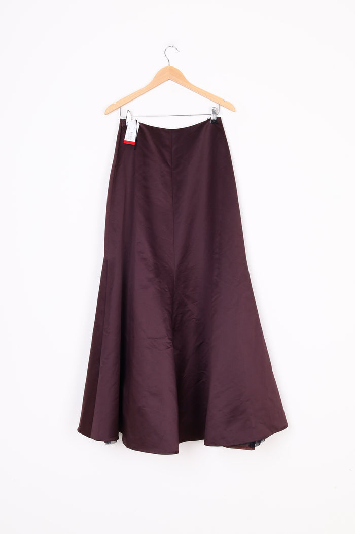 Angie The Event Collection Womens Purple Maxi Skirt Size S