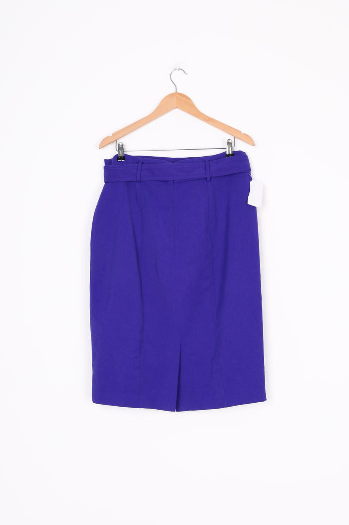 Ann Taylor Womens Purple Skirt Size 12