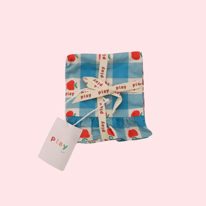 Apple Patch Frill Pillowcase