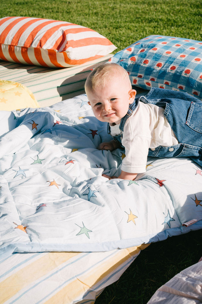 Apple Patch Frill Pillowcase