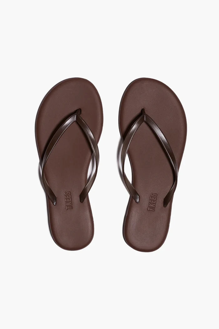 Aqua Lily Rubber Flip Flop Footwear Tkees