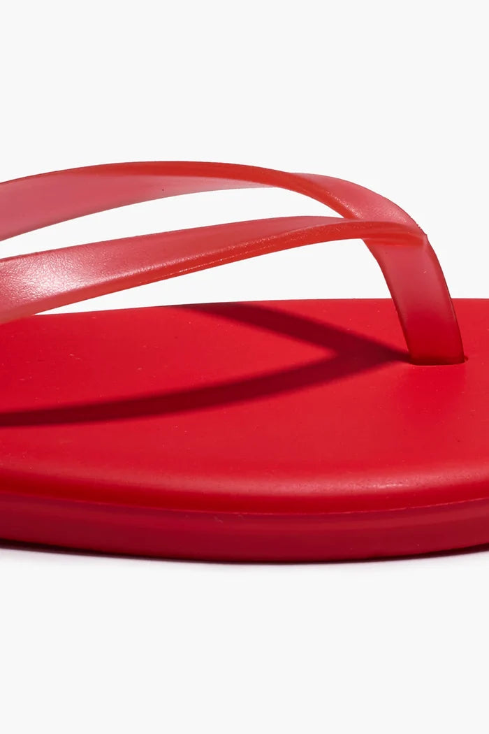 Aqua Lily Rubber Flip Flop Footwear Tkees