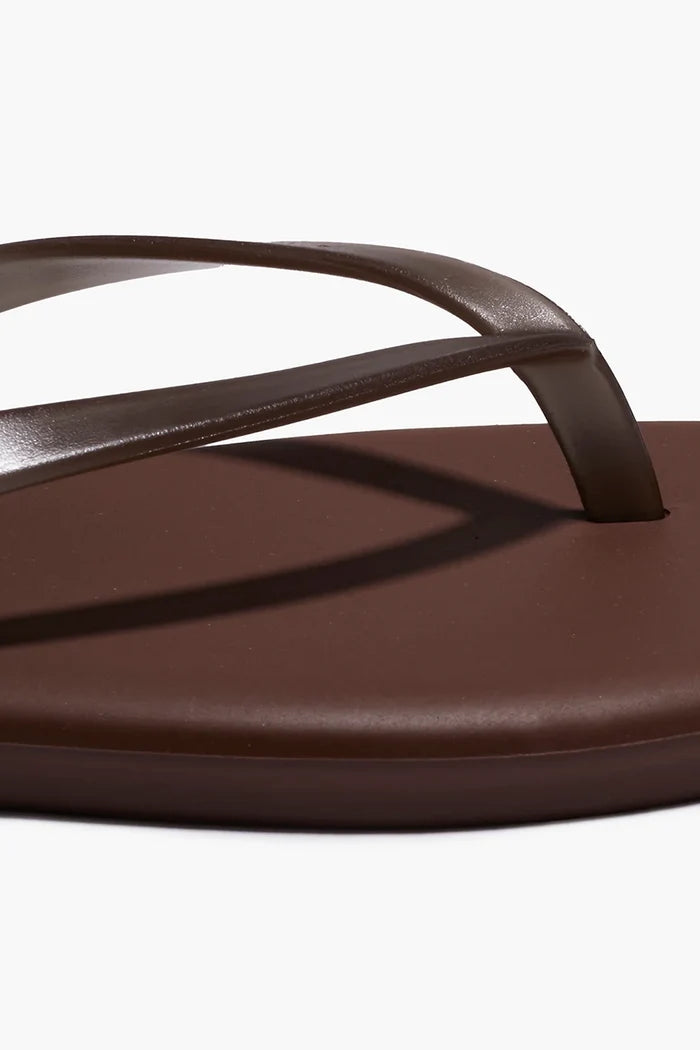 Aqua Lily Rubber Flip Flop Footwear Tkees