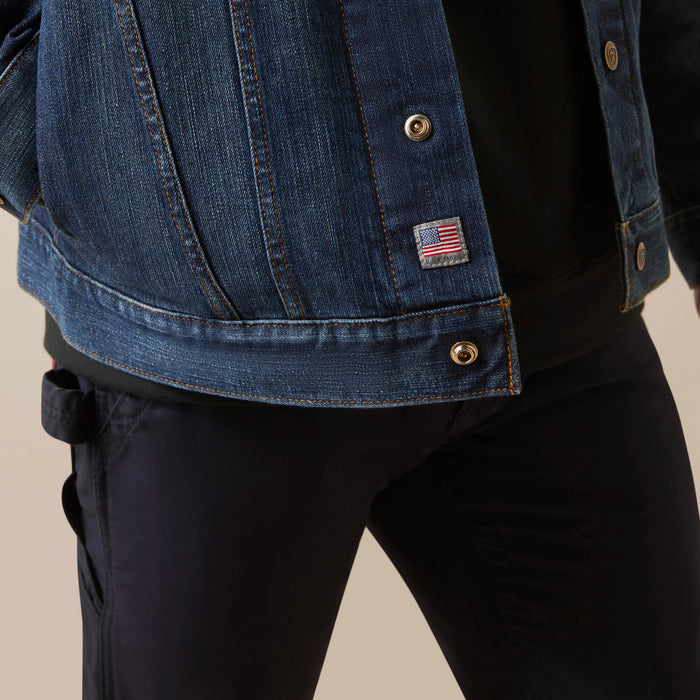 Ariat FR DuraStretch Denim Trucker Jacket 10041075