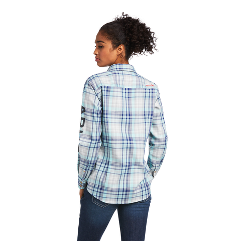 Ariat FR FR Sabine Aqua Sky Work Shirt 10039657
