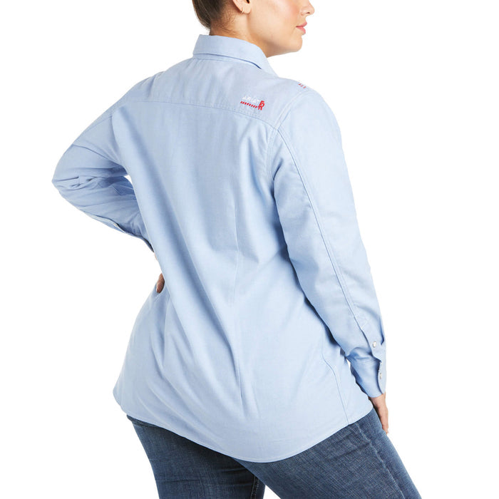 ARIAT Women's FR Solid Dura-Stretch Snap Work Shirt 10027854