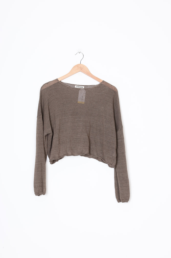 At the bagel Womens Green Top Size S