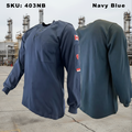 Atlas FR/AR Navy Henley Shirt 403NB