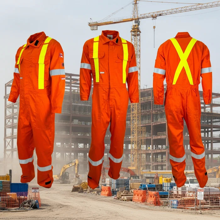 Atlas Guardian Orange AR/FR Mens OHSA Hi Vis Coveralls 1052OR