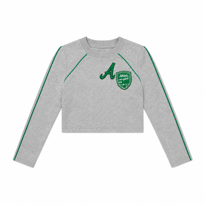 Badge Cropped Top - Girls