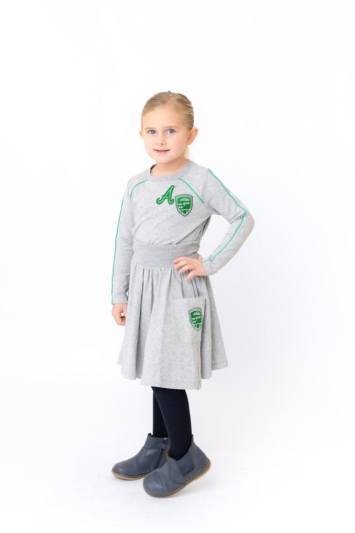 Badge High-Waisted Skirt