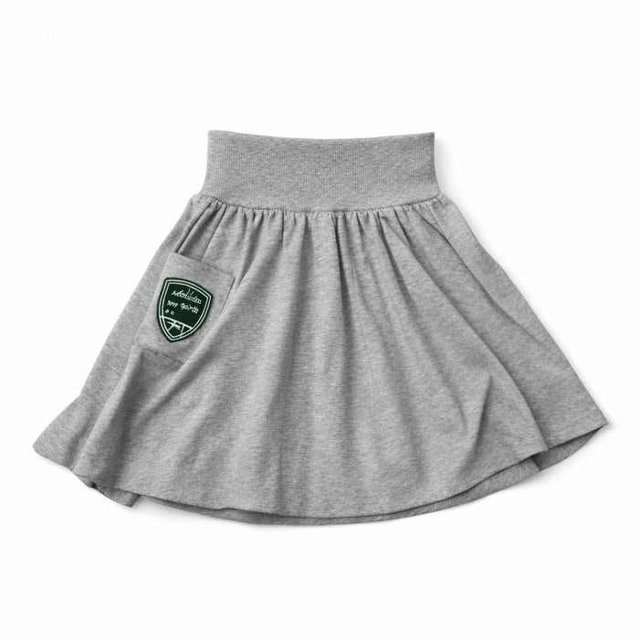Badge High-Waisted Skirt
