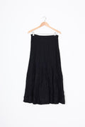 Bai Amour Womens Black Maxi Skirt Size XS