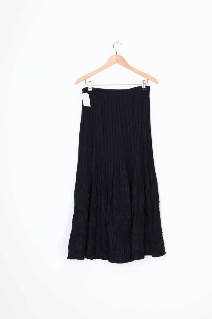 Bai Amour Womens Black Maxi Skirt Size XS