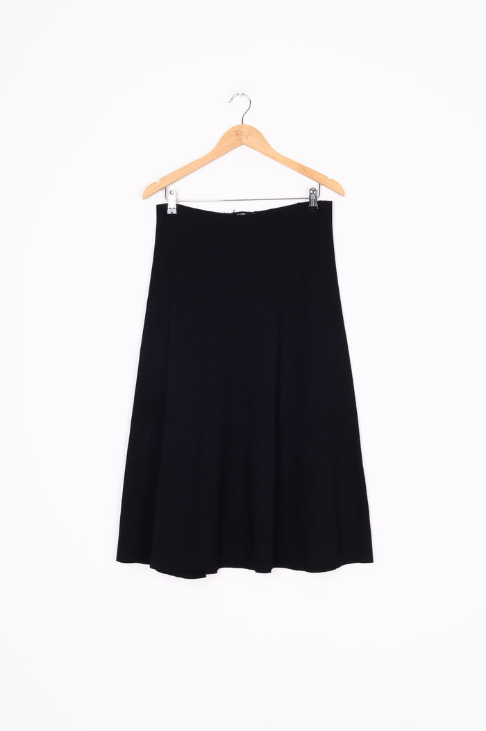 Bassike Womens Black Skirt Size 2