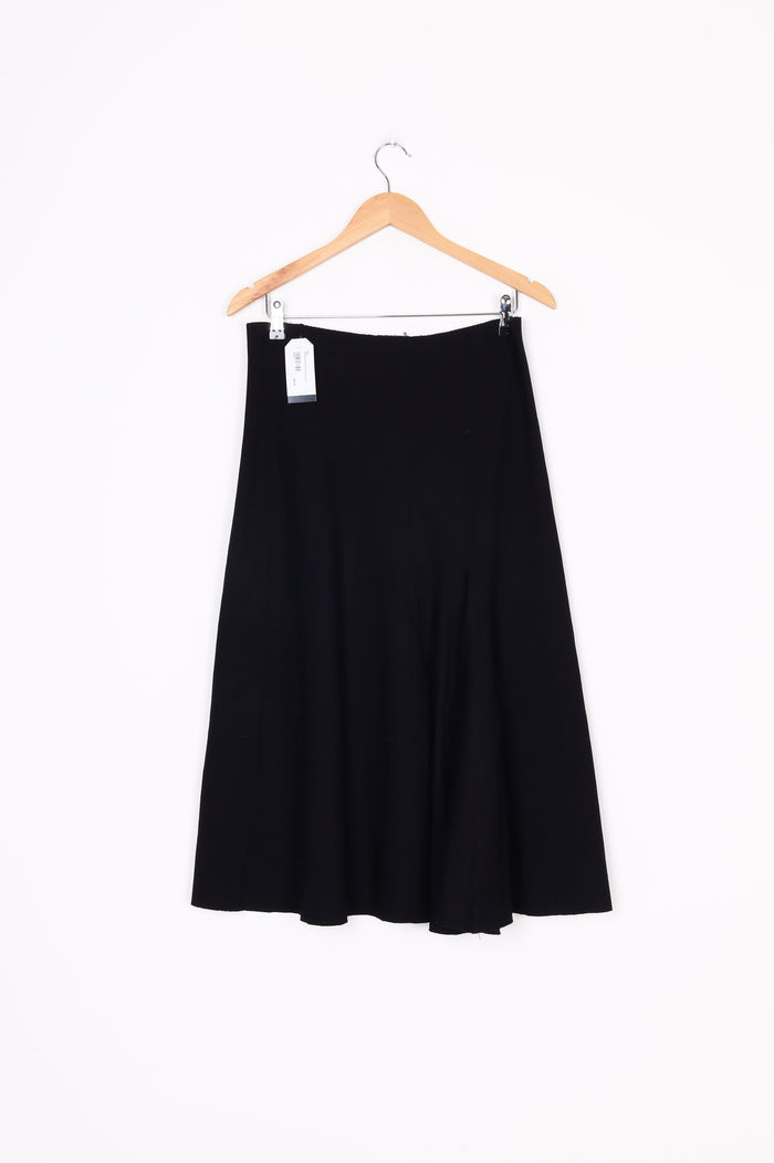 Bassike Womens Black Skirt Size 2