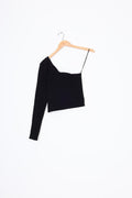 Bassike Womens Black Top Size 2