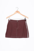 Beach Brains Womens Brown Mini Skirt Size XS