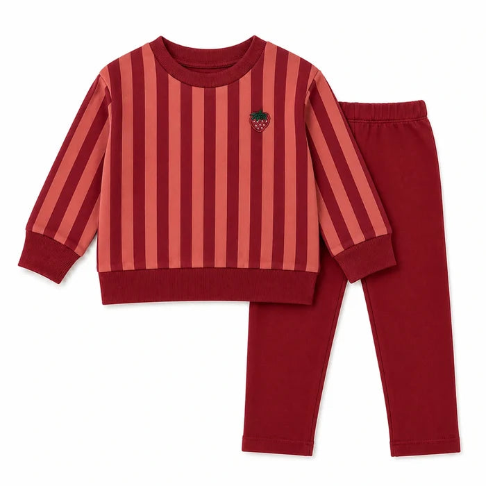 Beaded Stripe Sweatset