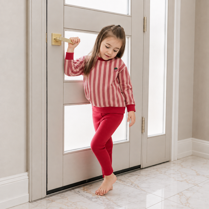 Beaded Stripe Sweatset