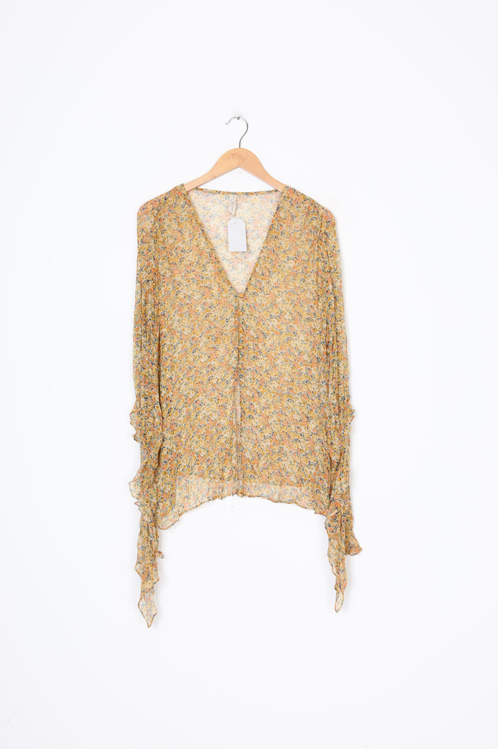 Bec + Bridge Womens Yellow Top Size 12