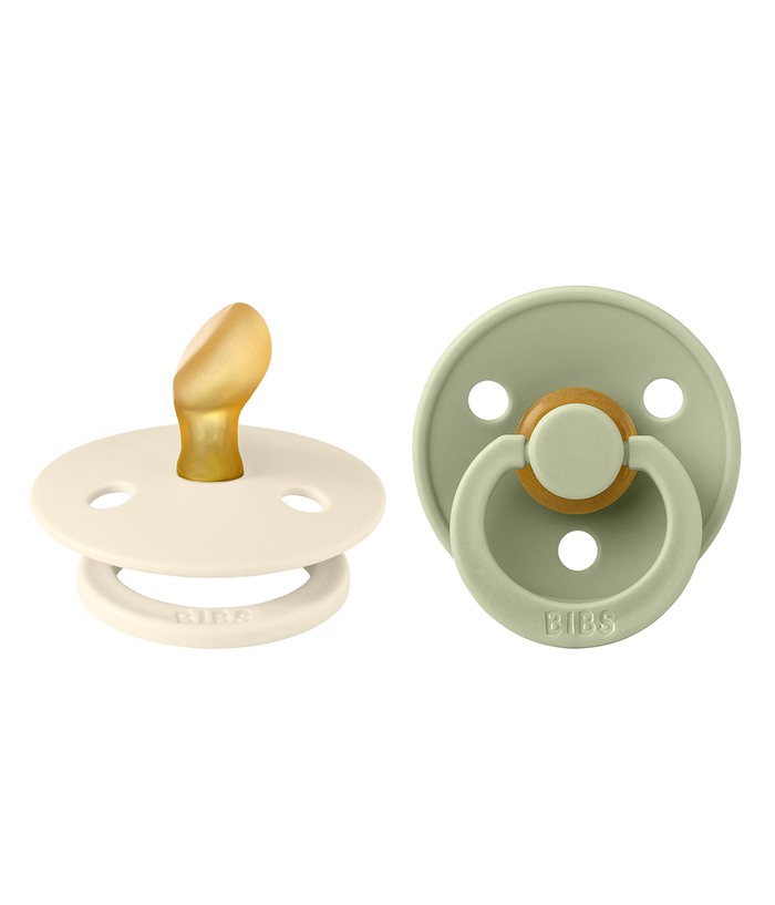 BIBS® Dummies 2 Pack Anatomical Ivory/Sage