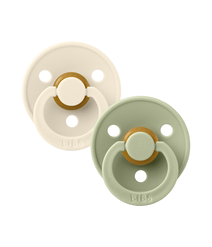 BIBS® Dummies 2 Pack Anatomical Ivory/Sage