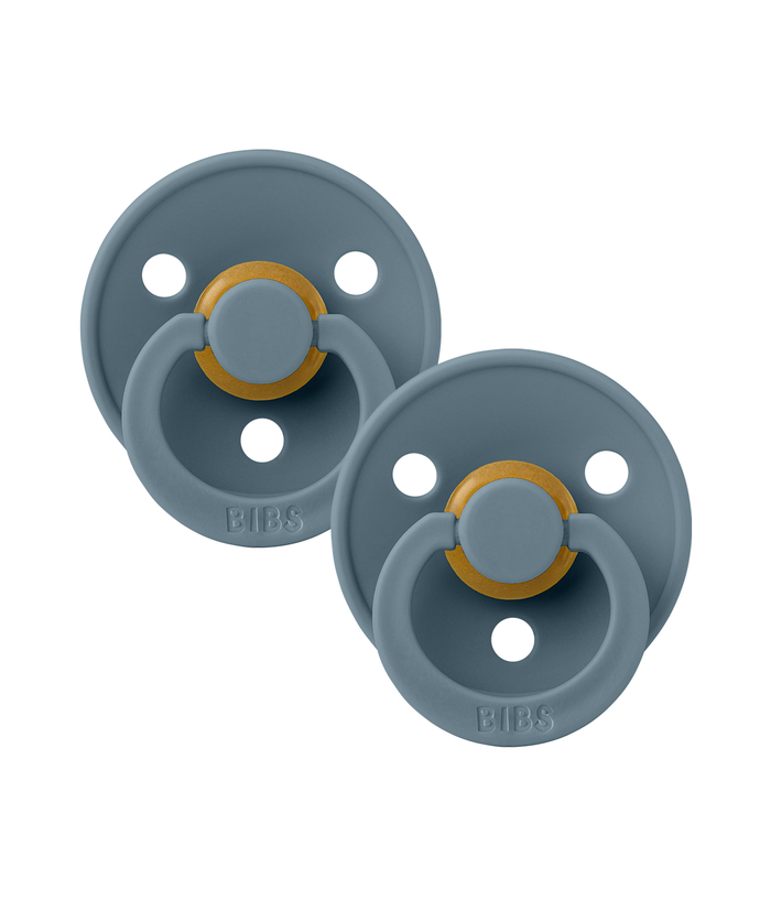 BIBS® Dummies 2 Pack Round Petrol