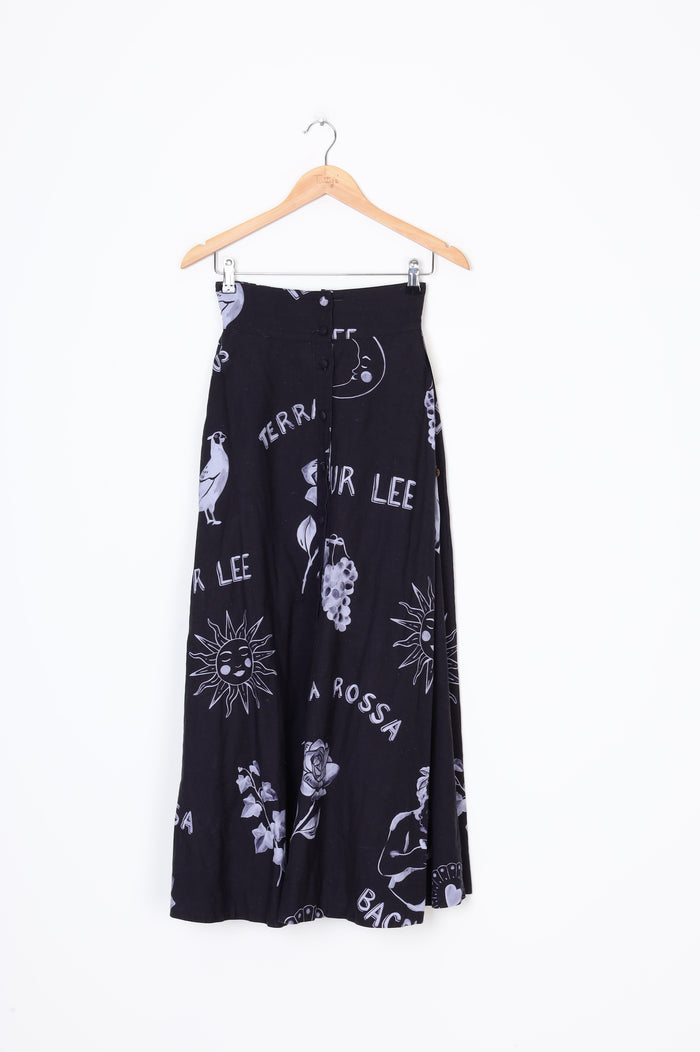 Binny Womens Black Maxi Skirt Size 6