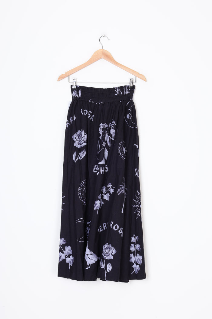 Binny Womens Black Maxi Skirt Size 6