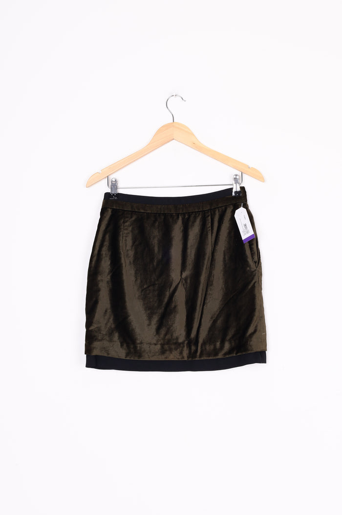 Black Label Paul Smith Womens Green Mini Skirt Size 40