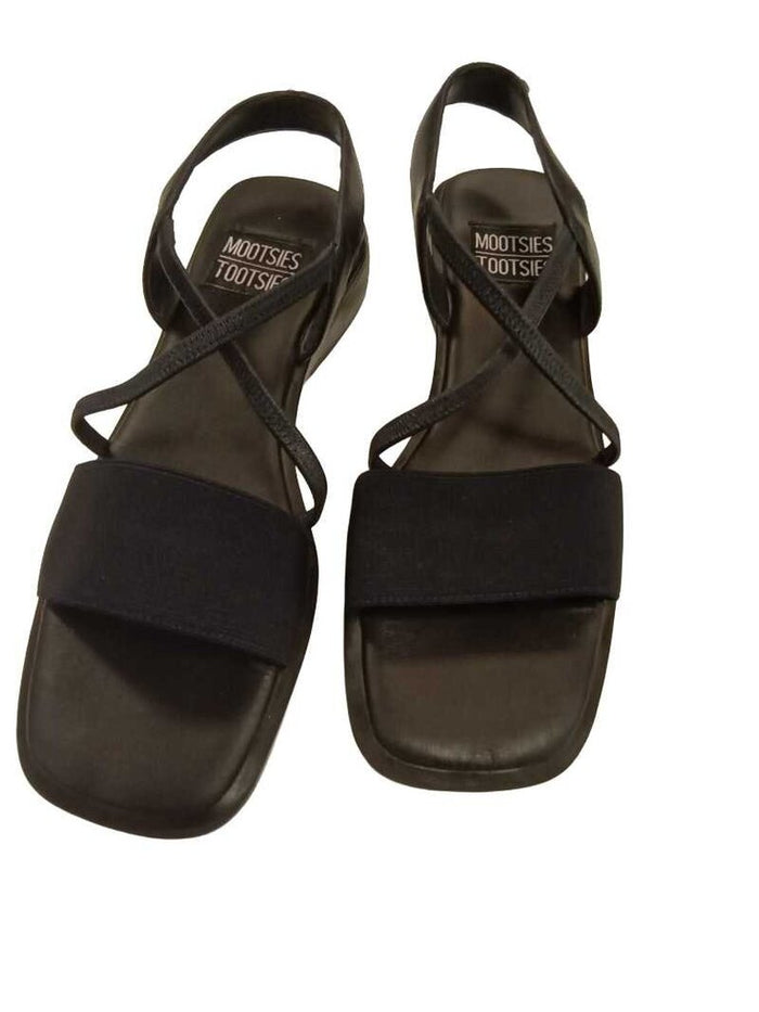 black sandal shoes