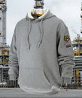 Black Stallion AR/FR Navy Pullover Hooded Sweatshirt JF1340-GY
