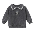 Black Wash Sweatshirt - Girls