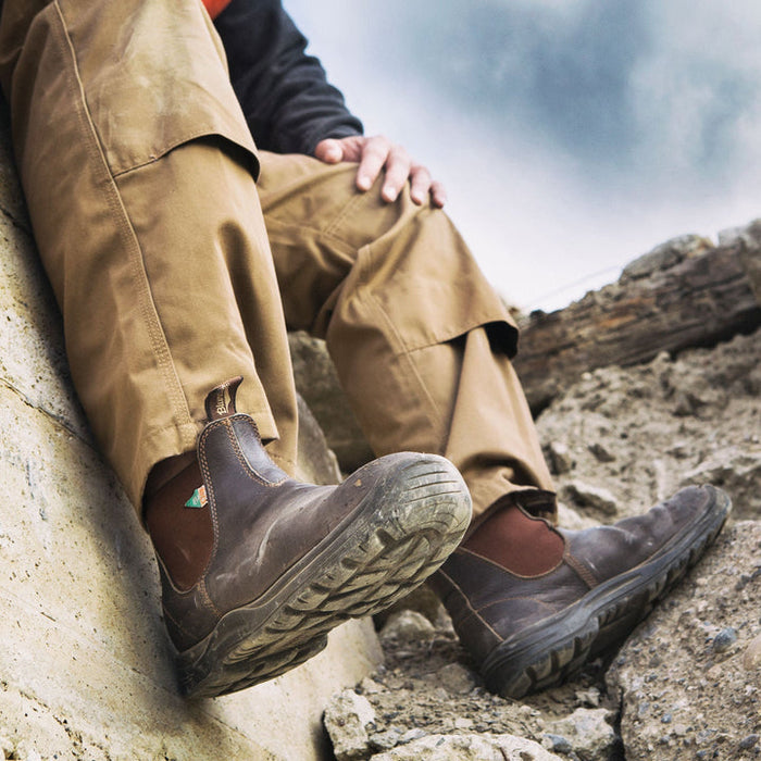 Blundstone 162 Unisex CSA Stout Brown Chelsea Work Boot