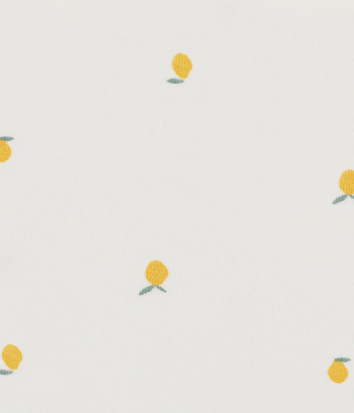 Bodysuit Sleeveless Viscose from Bamboo Cream Lemons