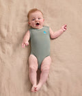 Bodysuit Sleeveless Viscose from Bamboo Deep Olive