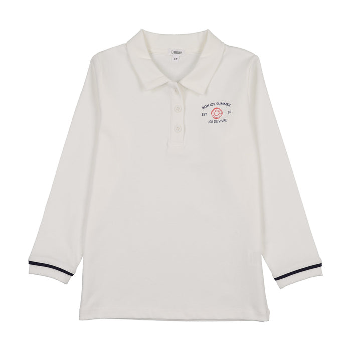 Bonjoy Summer Long Sleeve Polo